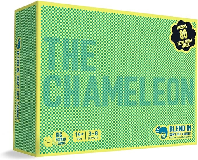 The Chameleon Board Game: A Spot-The-Imposter Game for Families & Friends | Includes 80 Extra Secret Words